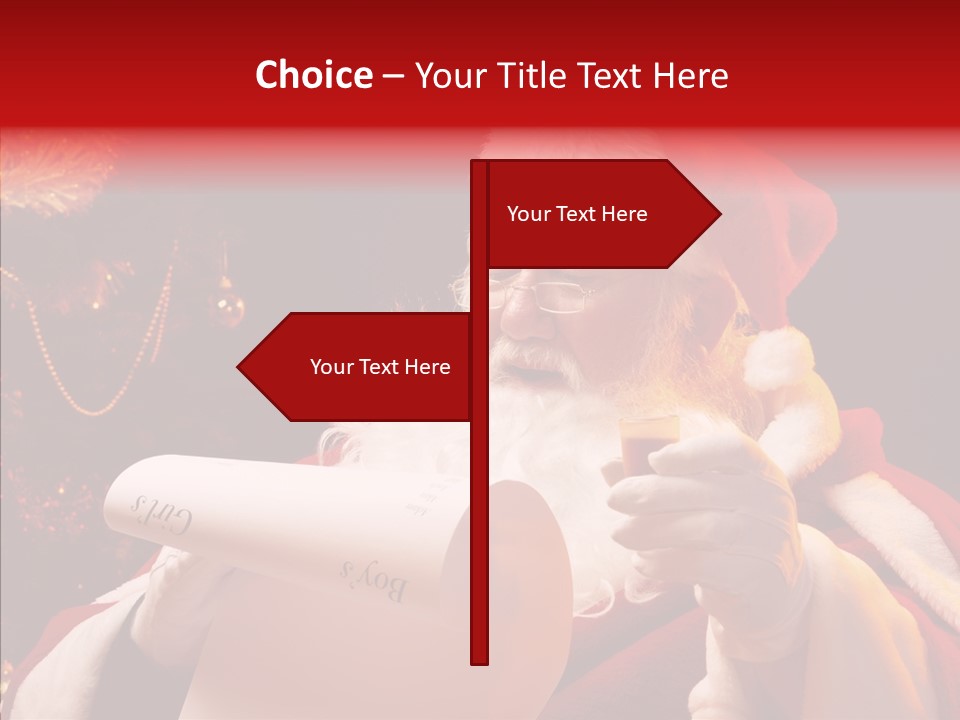 Christmas Girls PowerPoint Template