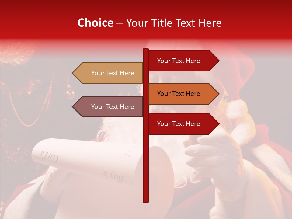 Christmas Girls PowerPoint Template