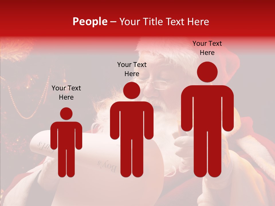 Christmas Girls PowerPoint Template