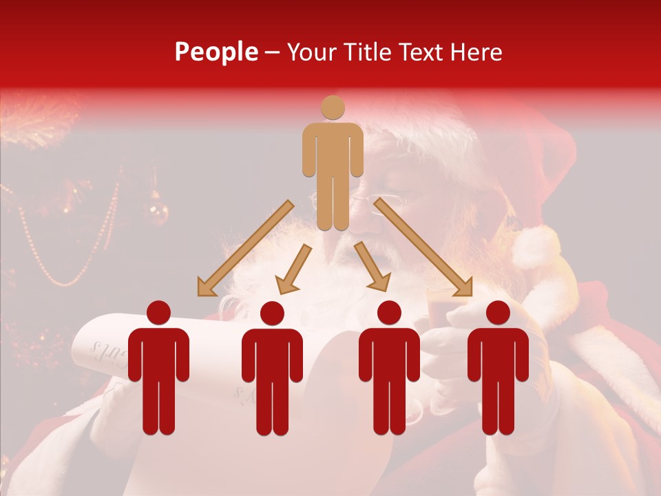 Christmas Girls PowerPoint Template