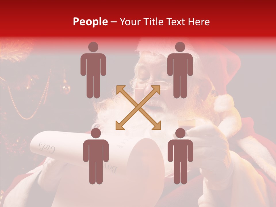 Christmas Girls PowerPoint Template