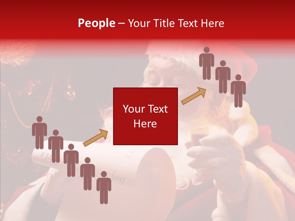 Christmas Girls PowerPoint Template