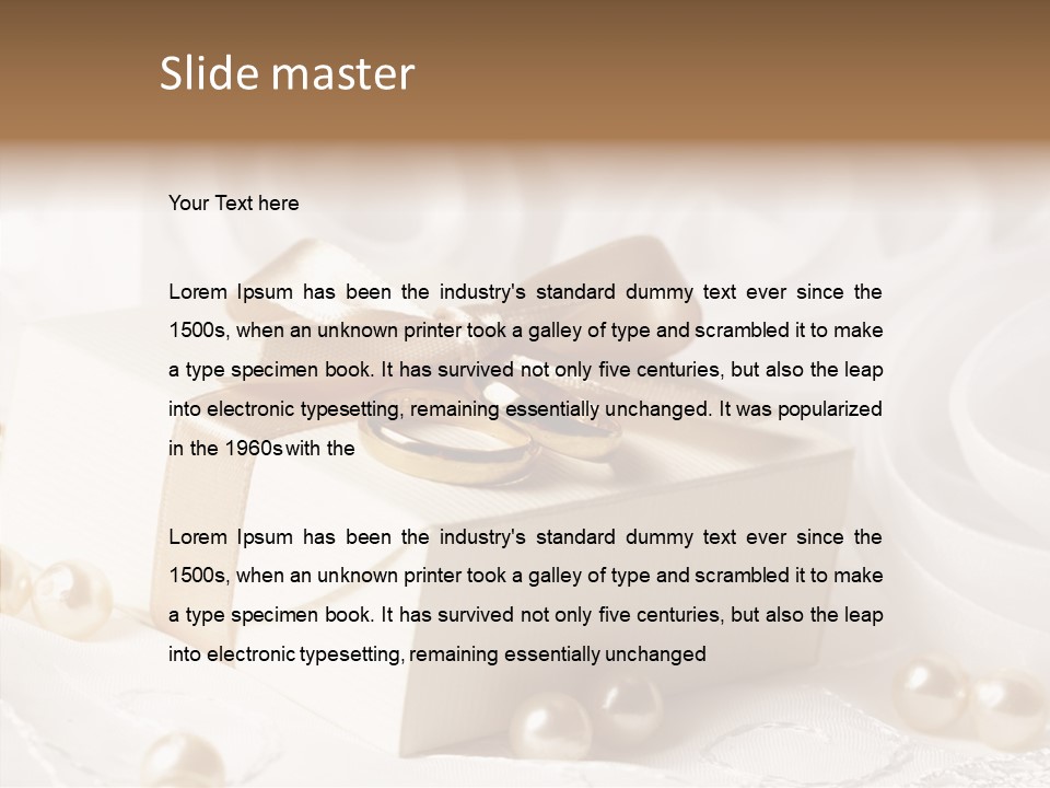 Wedding Gift PowerPoint Template