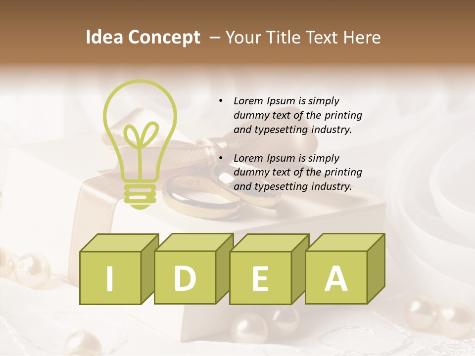 Wedding Gift PowerPoint Template
