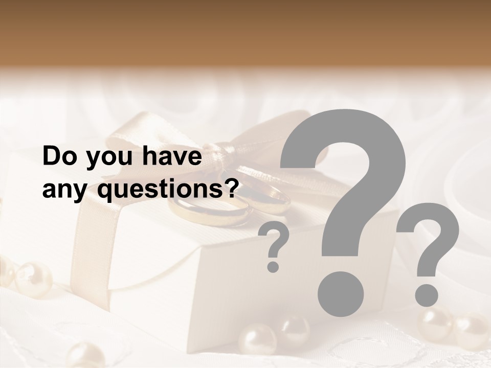 Wedding Gift PowerPoint Template