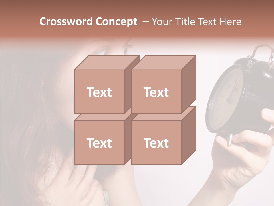Alarm Women Hour PowerPoint Template