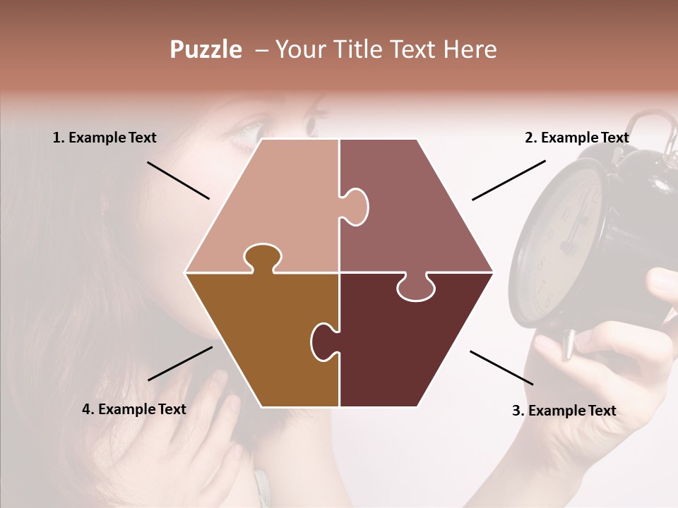 Alarm Women Hour PowerPoint Template