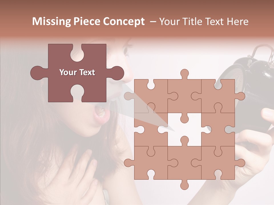 Alarm Women Hour PowerPoint Template