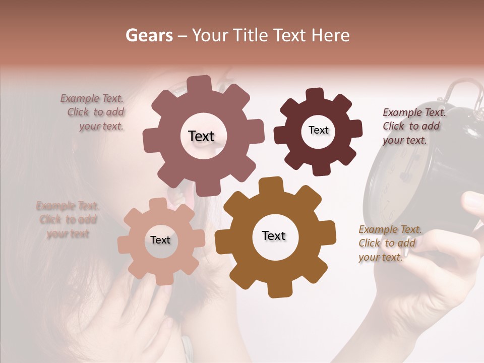 Alarm Women Hour PowerPoint Template