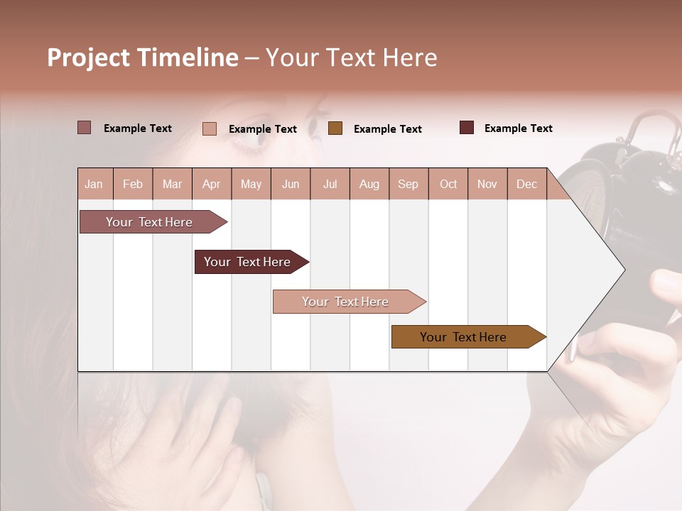 Alarm Women Hour PowerPoint Template