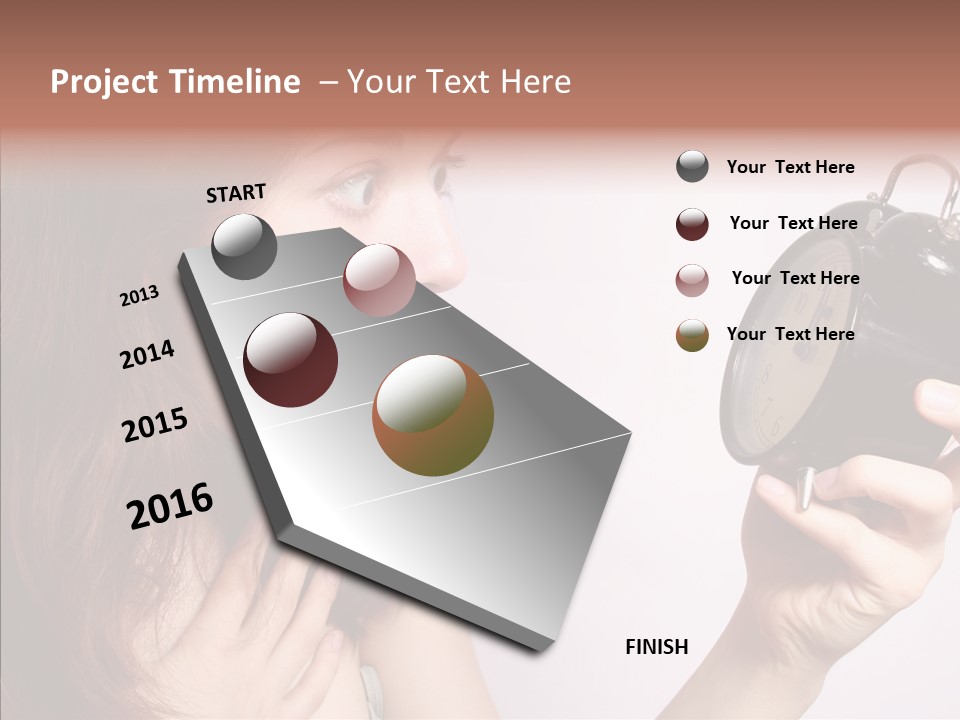 Alarm Women Hour PowerPoint Template