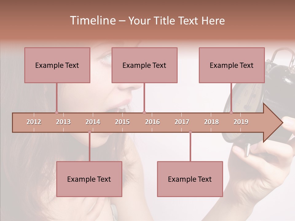 Alarm Women Hour PowerPoint Template