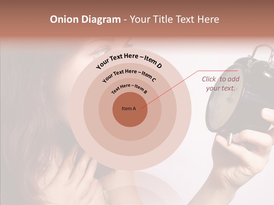 Alarm Women Hour PowerPoint Template