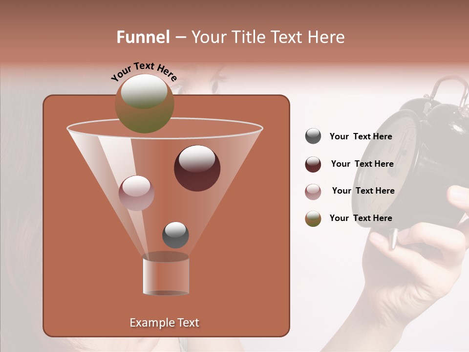 Alarm Women Hour PowerPoint Template