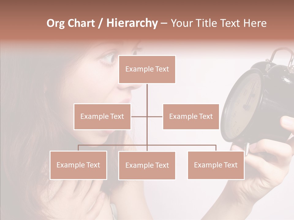 Alarm Women Hour PowerPoint Template