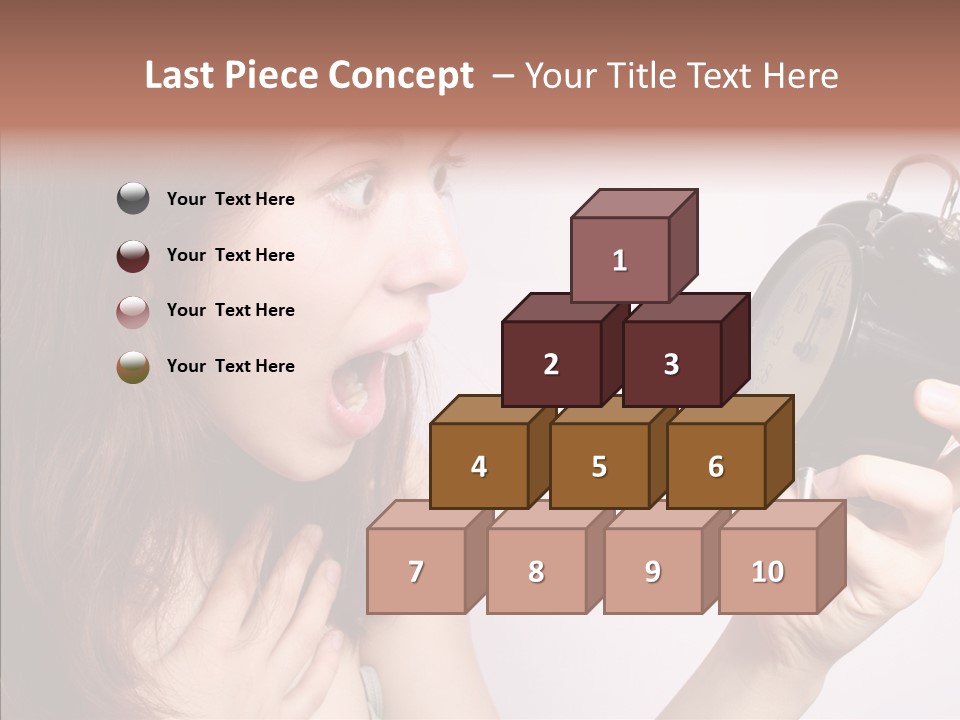 Alarm Women Hour PowerPoint Template