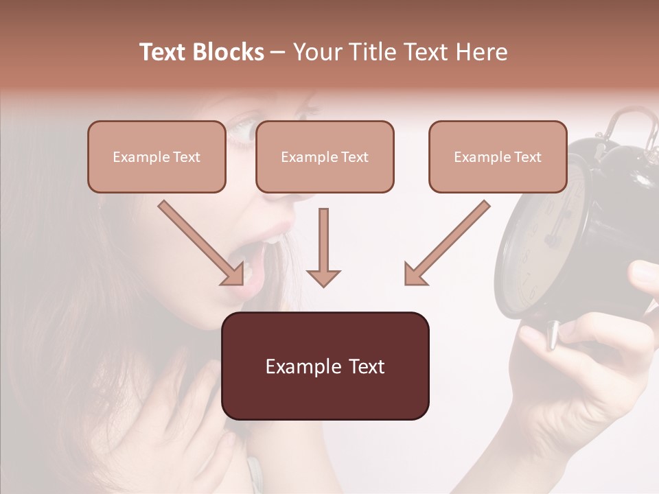 Alarm Women Hour PowerPoint Template