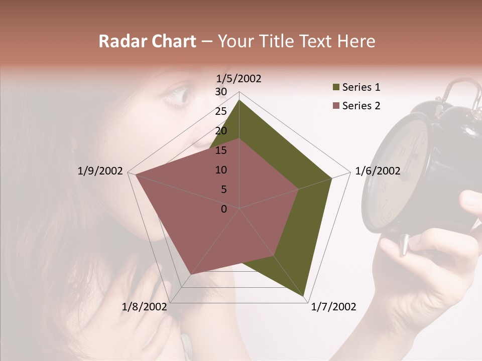 Alarm Women Hour PowerPoint Template
