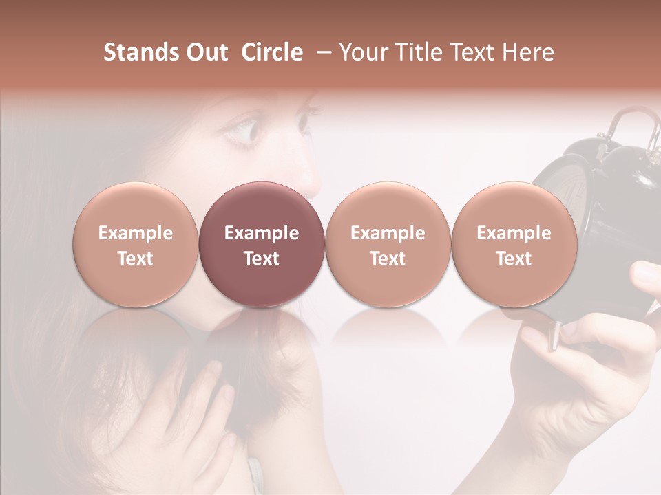 Alarm Women Hour PowerPoint Template
