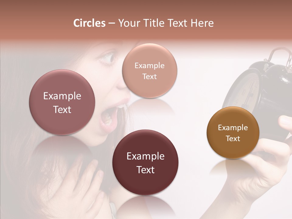 Alarm Women Hour PowerPoint Template