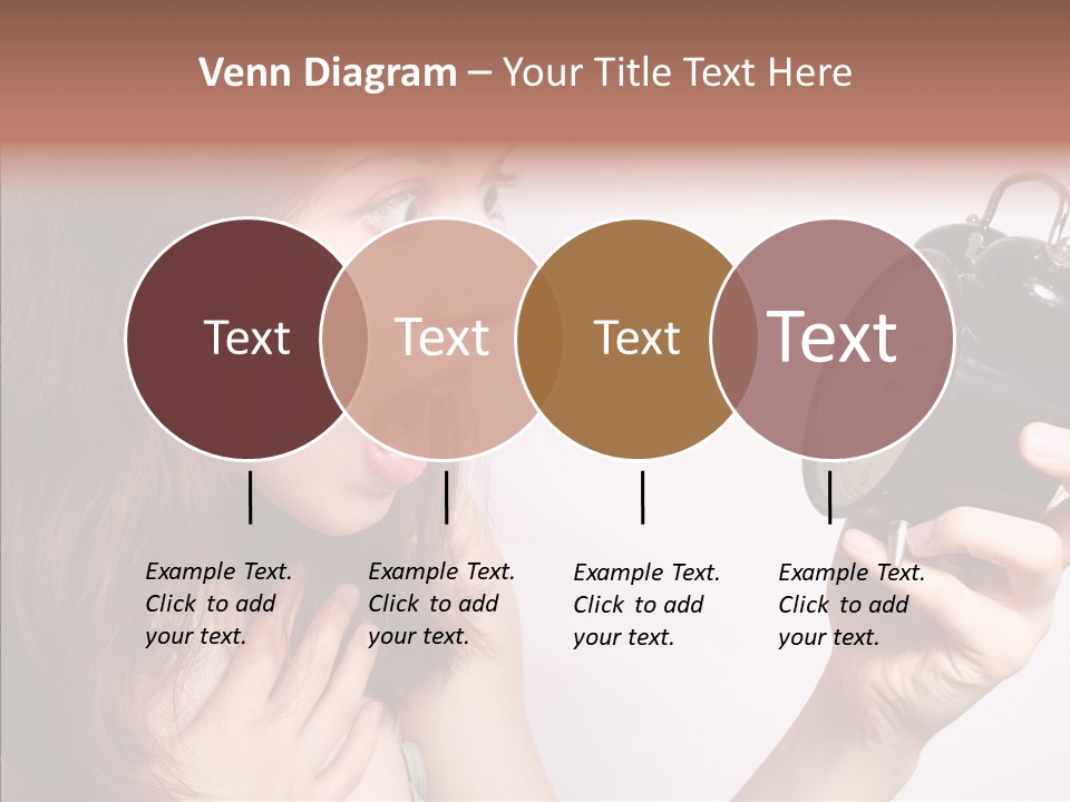Alarm Women Hour PowerPoint Template
