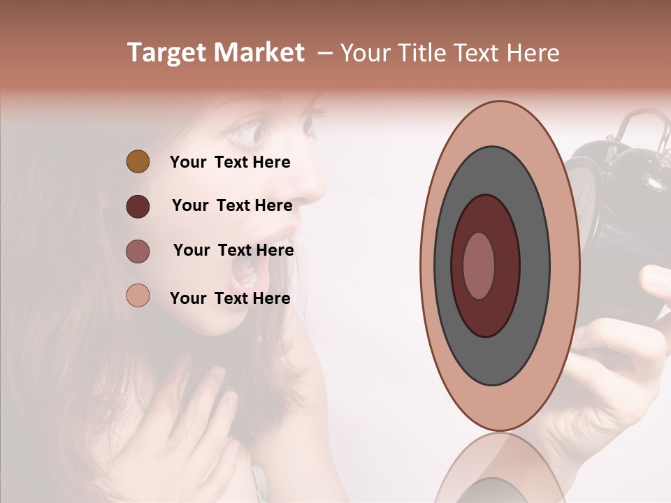 Alarm Women Hour PowerPoint Template