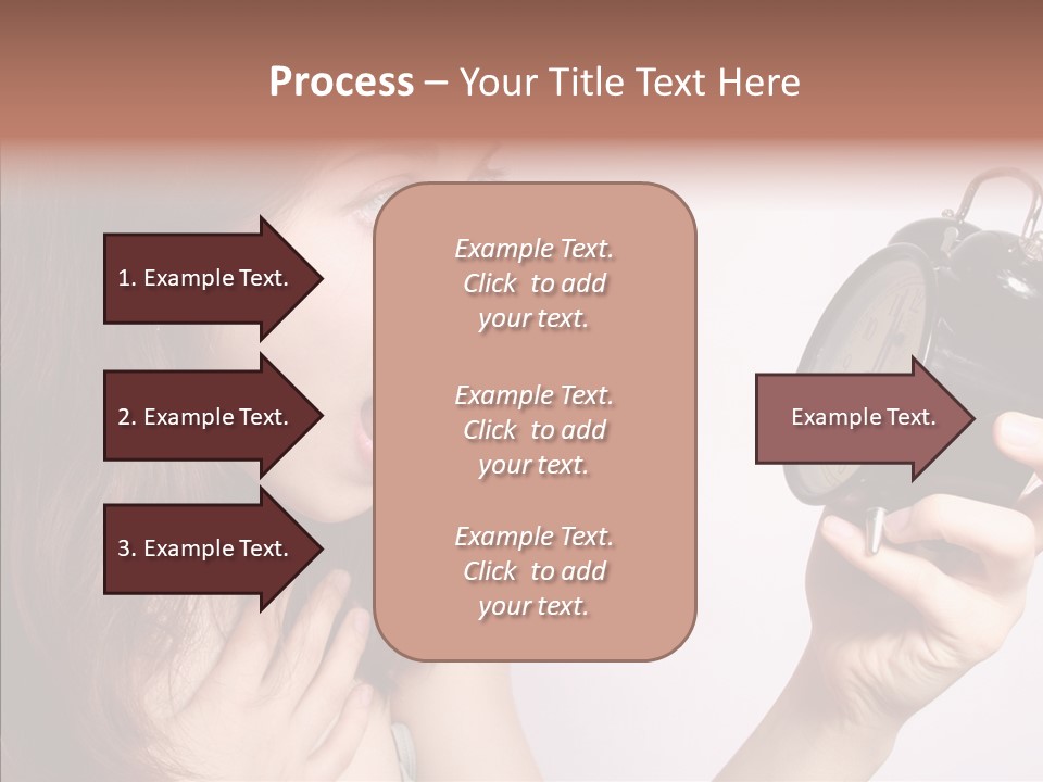 Alarm Women Hour PowerPoint Template