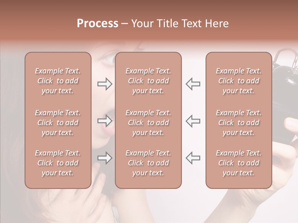 Alarm Women Hour PowerPoint Template