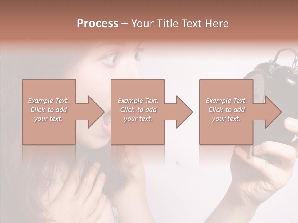 Alarm Women Hour PowerPoint Template