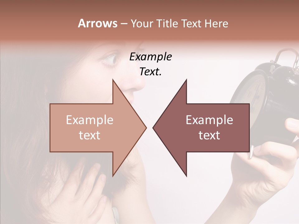 Alarm Women Hour PowerPoint Template