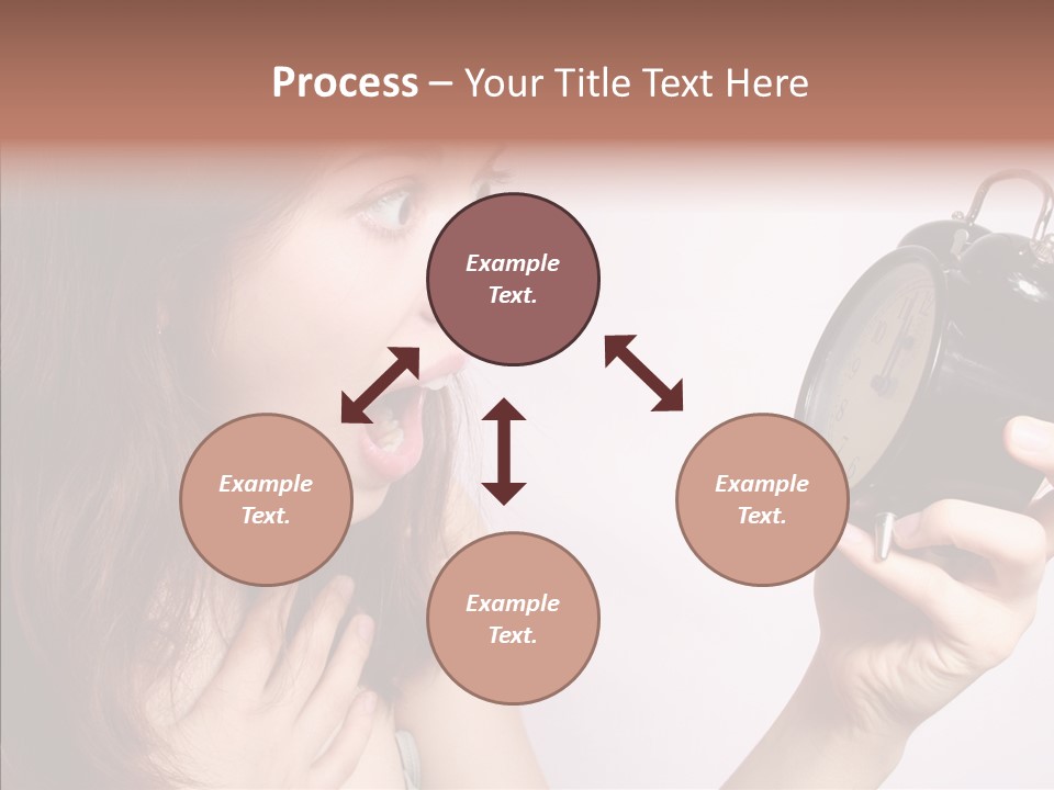 Alarm Women Hour PowerPoint Template