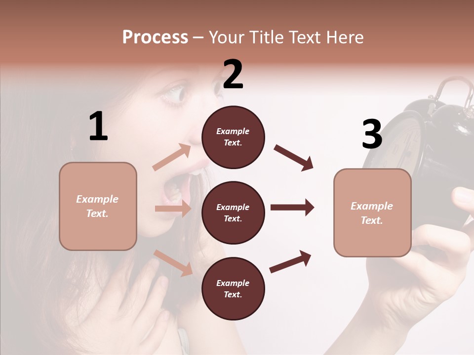 Alarm Women Hour PowerPoint Template