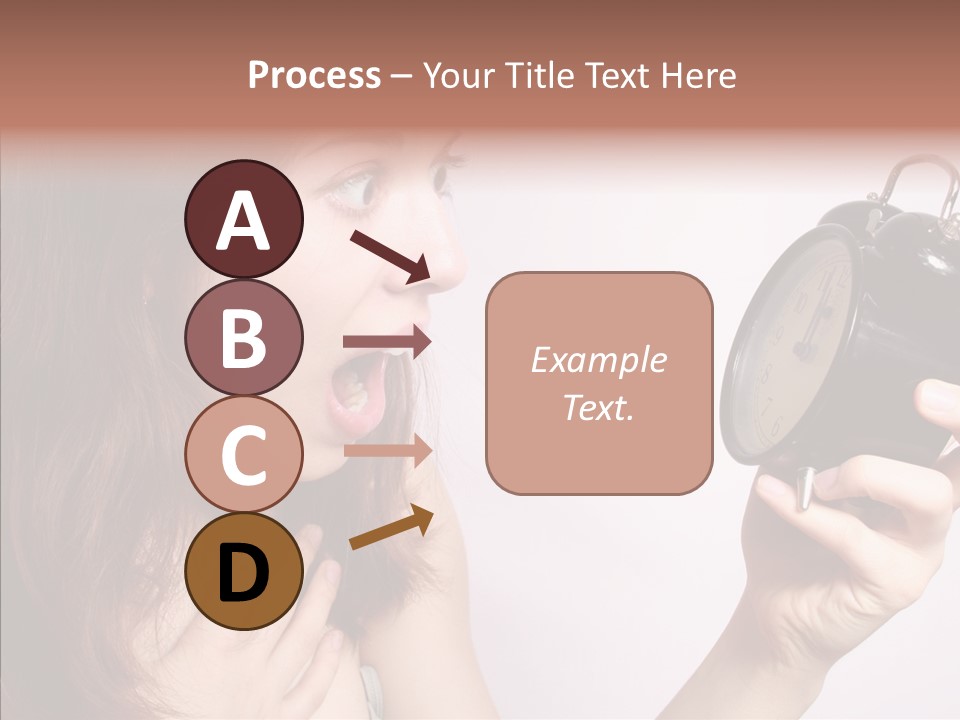 Alarm Women Hour PowerPoint Template