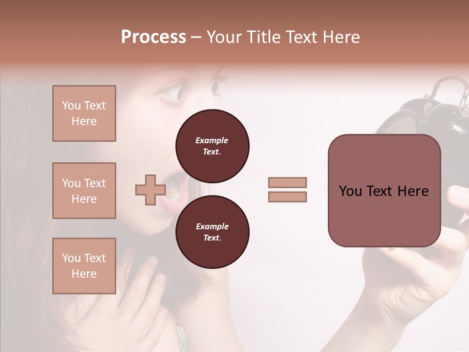 Alarm Women Hour PowerPoint Template
