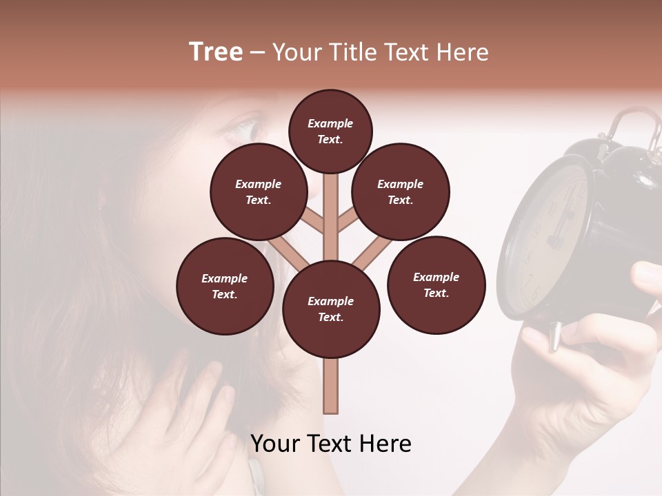 Alarm Women Hour PowerPoint Template