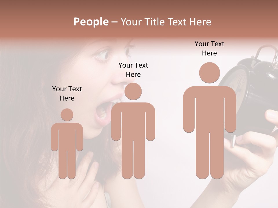 Alarm Women Hour PowerPoint Template