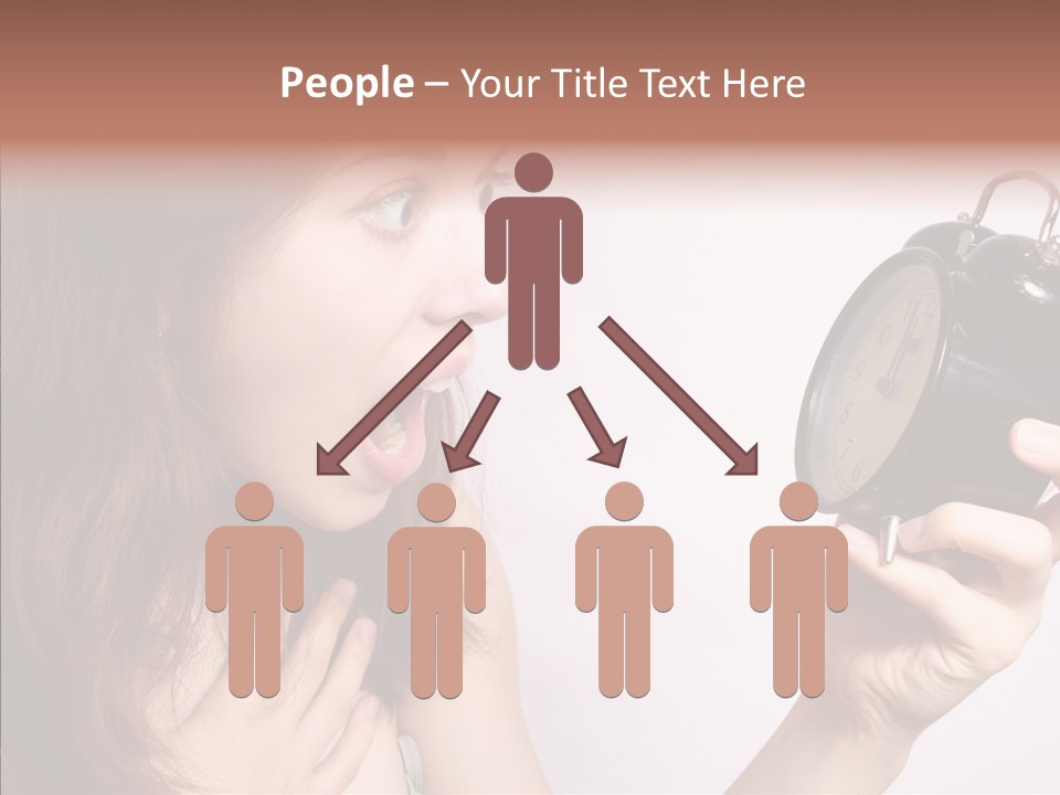 Alarm Women Hour PowerPoint Template
