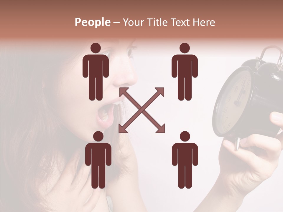 Alarm Women Hour PowerPoint Template