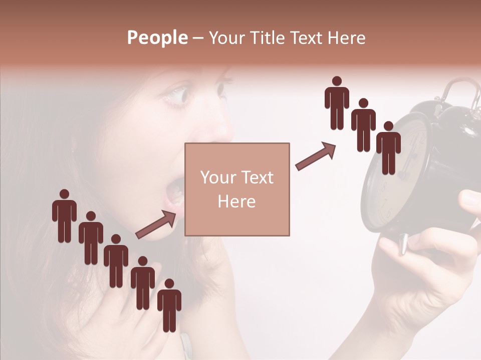 Alarm Women Hour PowerPoint Template
