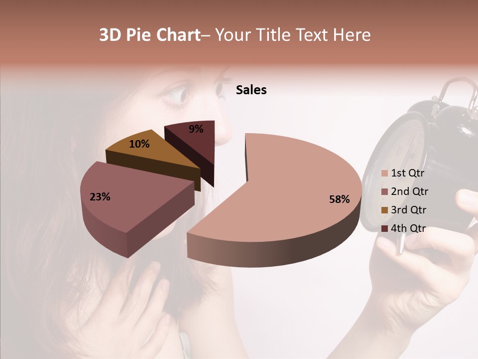 Alarm Women Hour PowerPoint Template