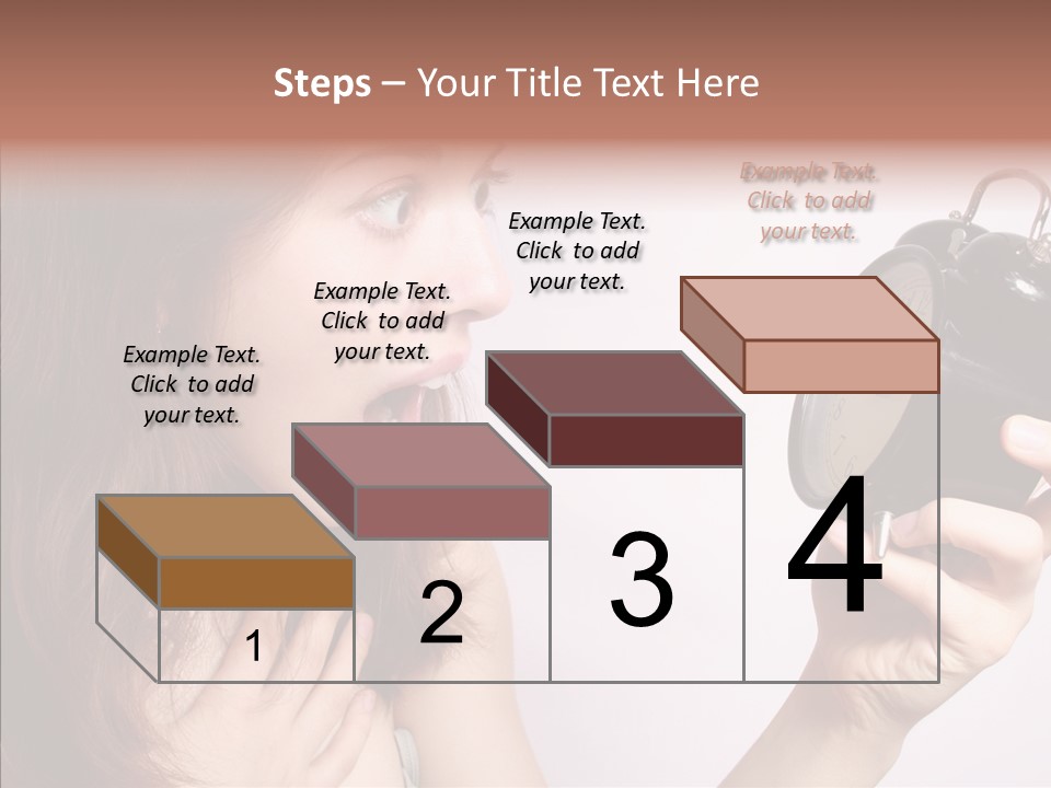 Alarm Women Hour PowerPoint Template