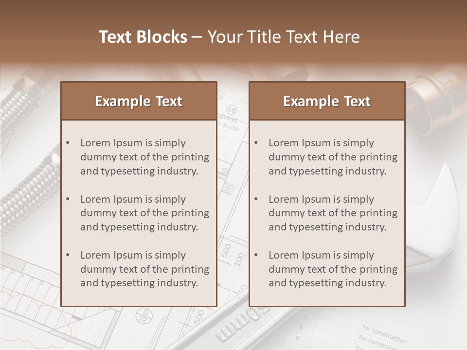 Plumbing Services PowerPoint Template