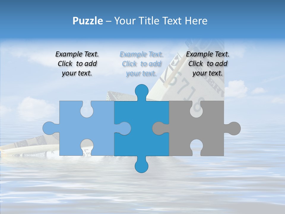 Money Ship PowerPoint Template