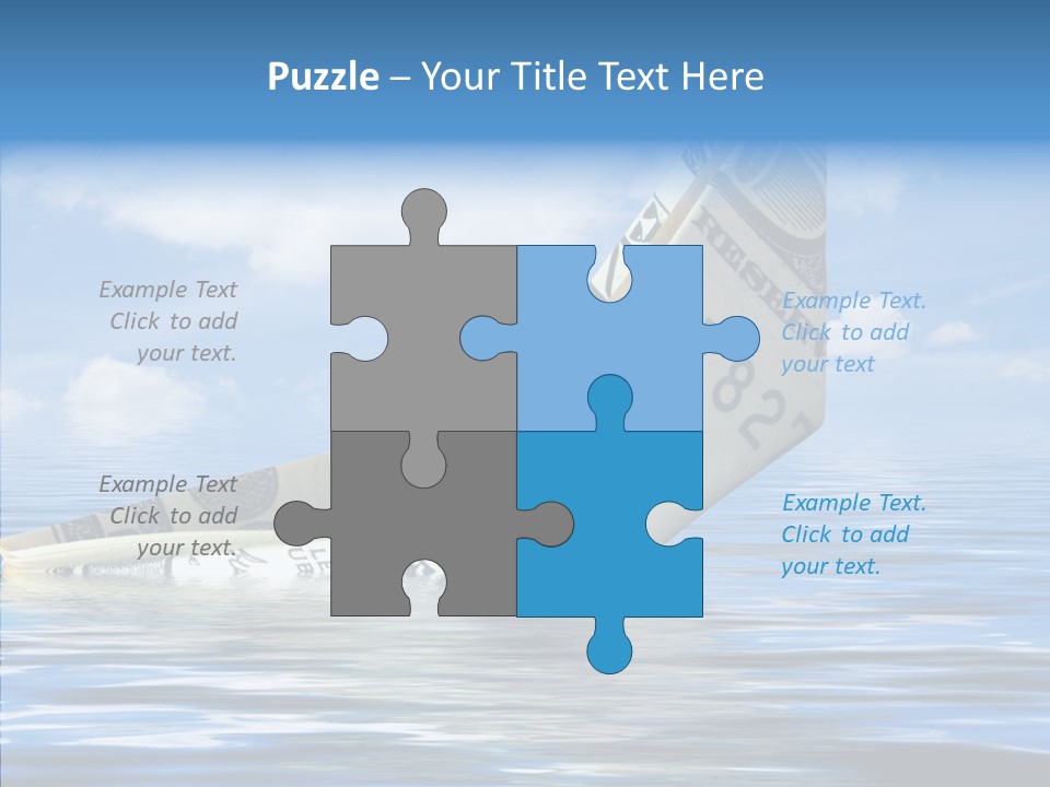 Money Ship PowerPoint Template