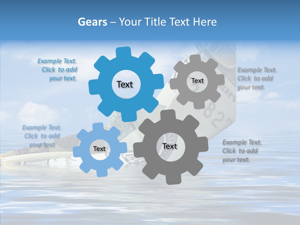 Money Ship PowerPoint Template