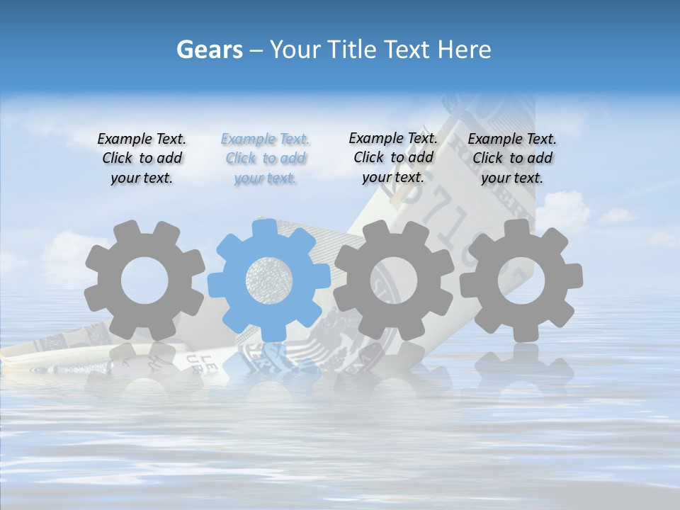 Money Ship PowerPoint Template