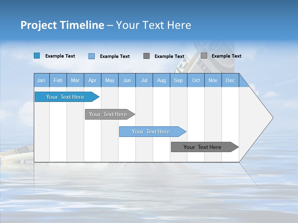 Money Ship PowerPoint Template
