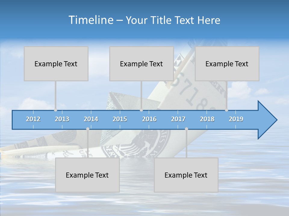 Money Ship PowerPoint Template