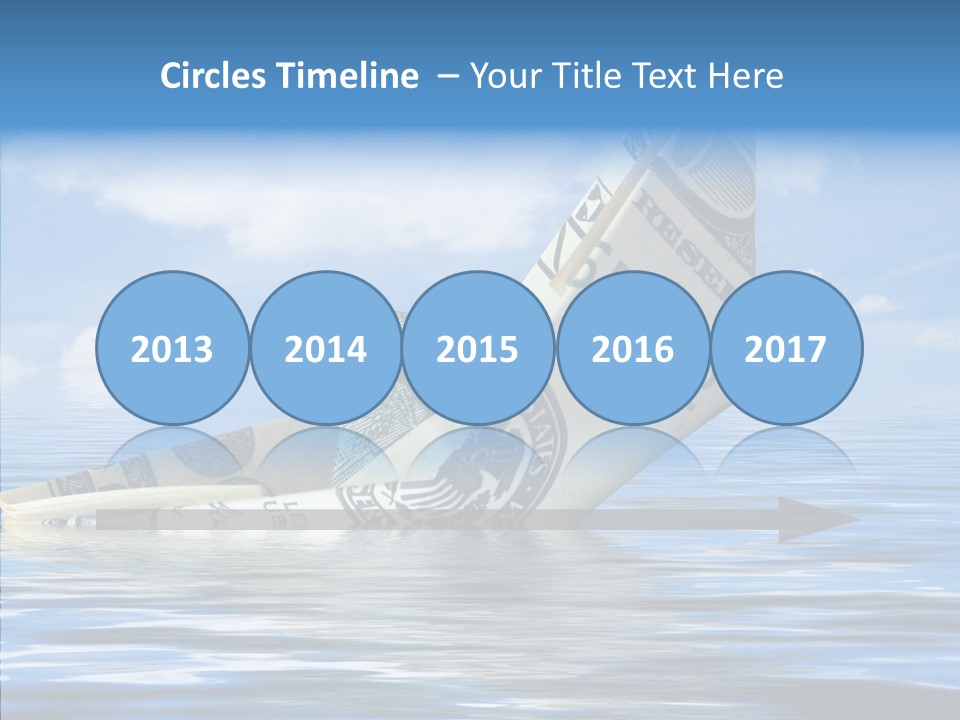 Money Ship PowerPoint Template