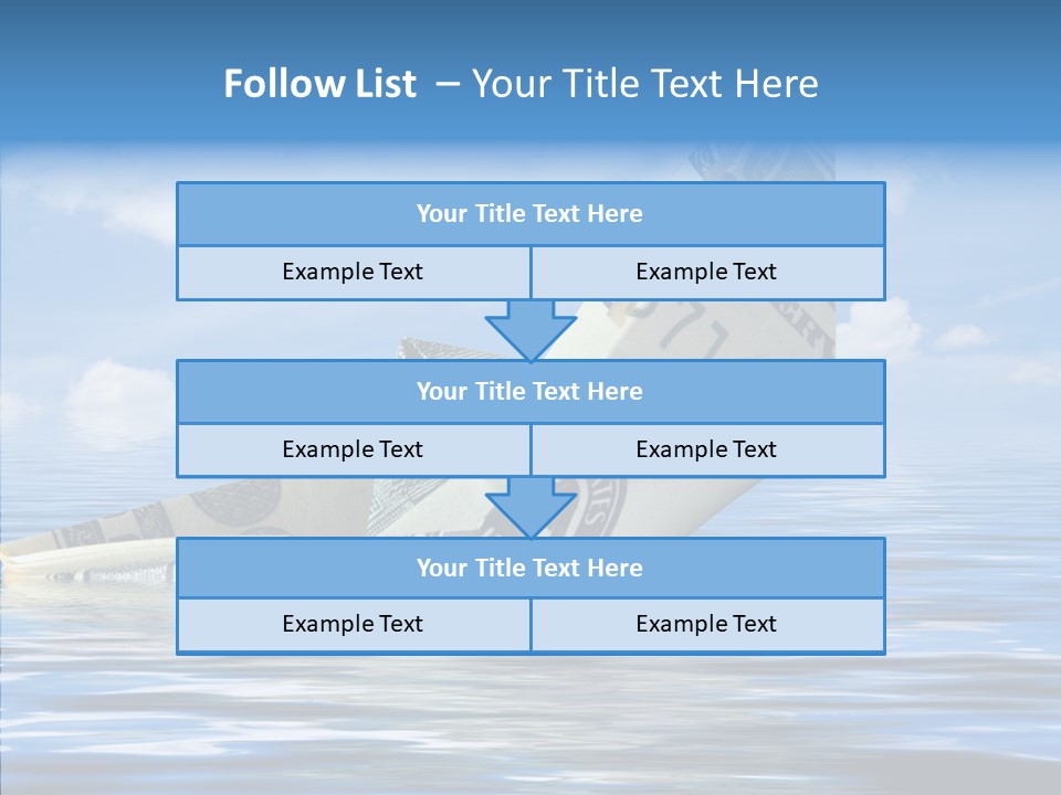 Money Ship PowerPoint Template